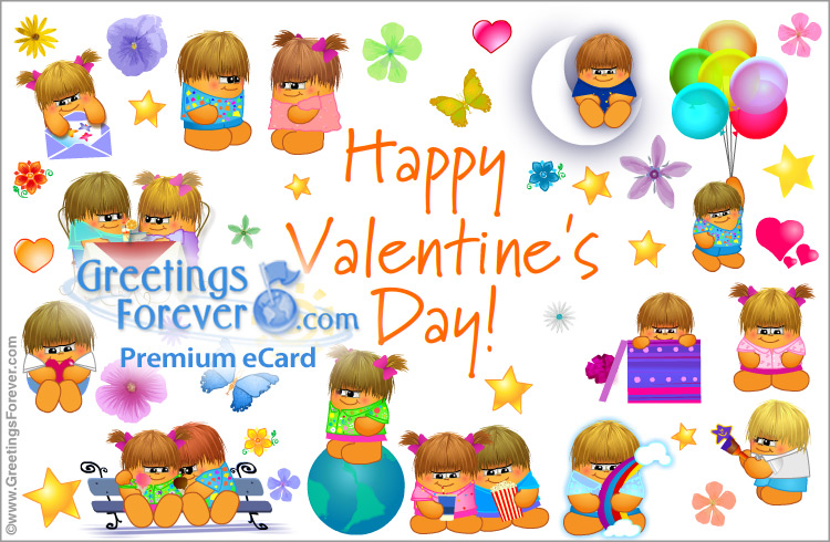 Ecard - Valentine's Day with love