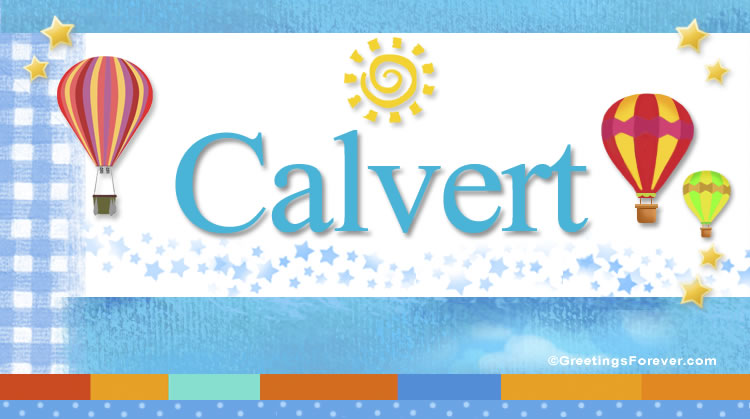 Nombre Calvert, Imagen Significado de Calvert