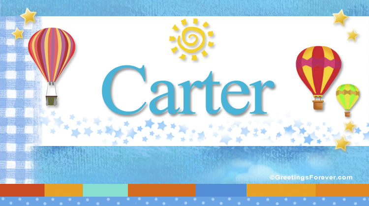 Nombre Carter, Imagen Significado de Carter