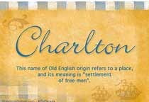 Meaning of the name Charlton