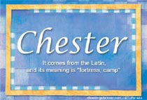 Meaning of the name Chester