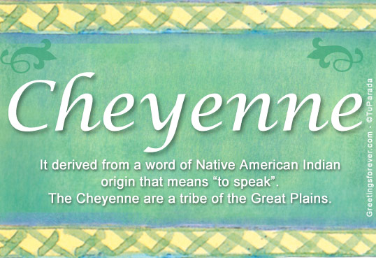 Ecard - Cheyenne