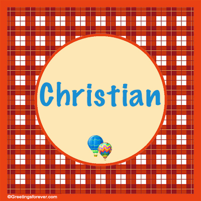 Image Name Christian
