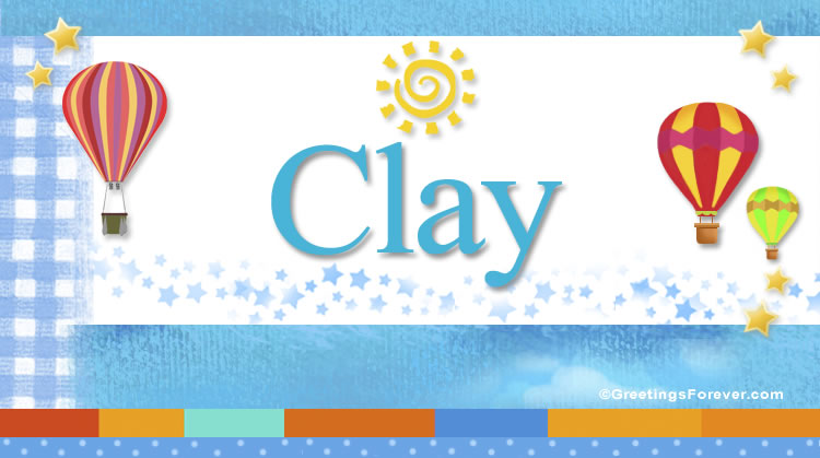 Nombre Clay, Imagen Significado de Clay