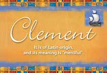 Meaning of the name Clement