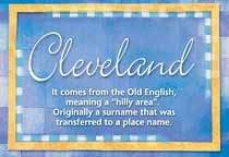 Meaning of the name Cleveland