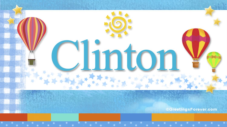 Nombre Clinton, Imagen Significado de Clinton
