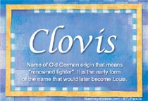 Meaning of the name Clovis