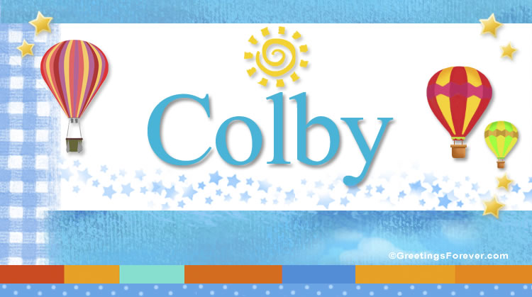 Nombre Colby, Imagen Significado de Colby