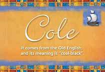 Meaning of the name Cole