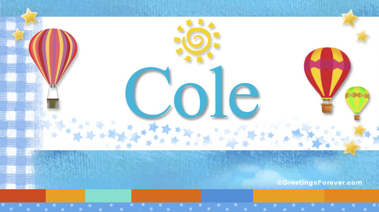 Nombre Cole, Imagen Significado de Cole