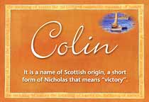 Meaning of the name Colin