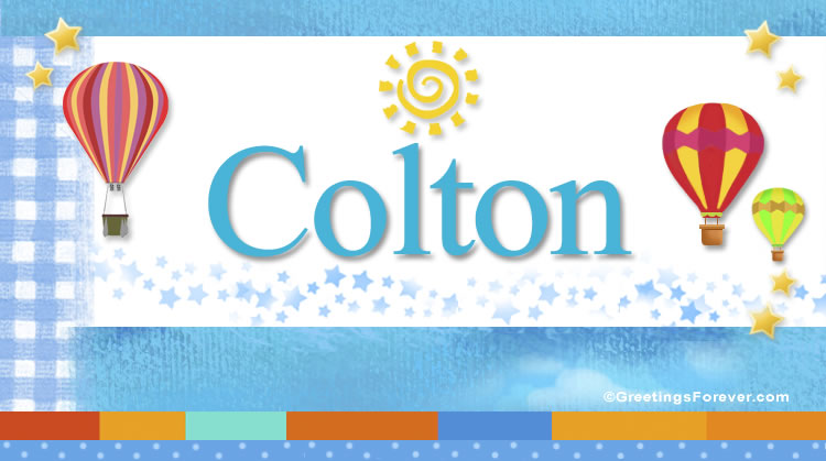 Nombre Colton, Imagen Significado de Colton