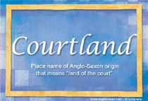 Meaning of the name Courtland