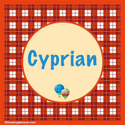 Image Name Cyprian