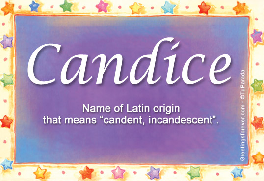 What Does The Name Candice Mean For A Girl