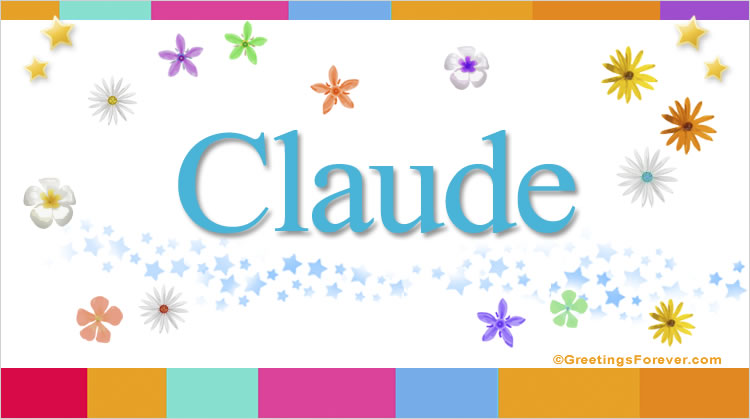 Nombre Claude, Imagen Significado de Claude