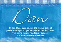 Meaning of the name Dan