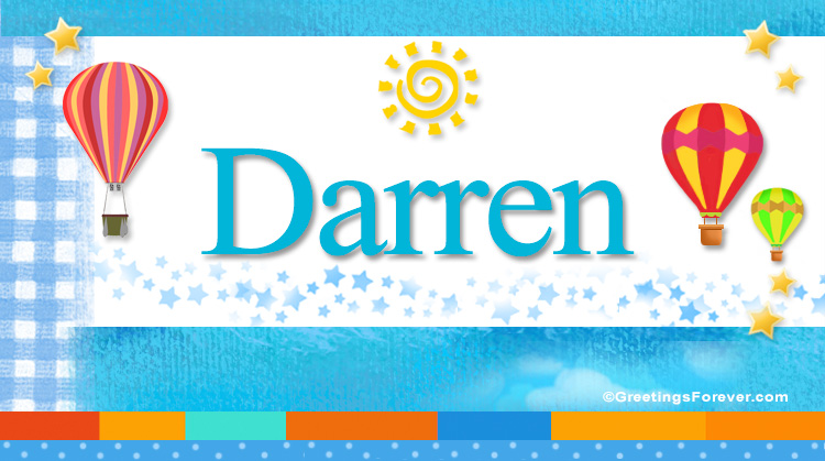 Nombre Darren, Imagen Significado de Darren