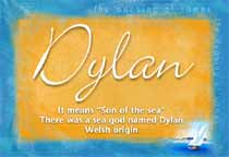 Meaning of the name Dylan