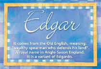 Meaning of the name Edgar