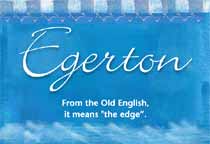 Meaning of the name Egerton
