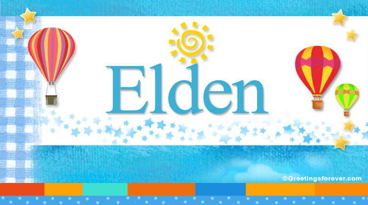 Nombre Elden, Imagen Significado de Elden
