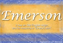 Meaning of the name Emerson