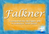Meaning of the name Falkner