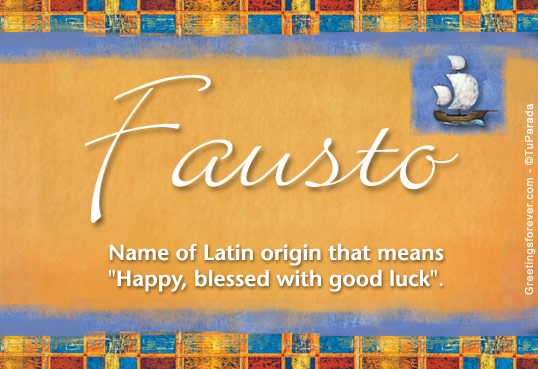 Ecard - Fausto