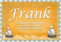 Meaning of the name Frank