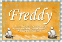 Meaning of the name Freddy