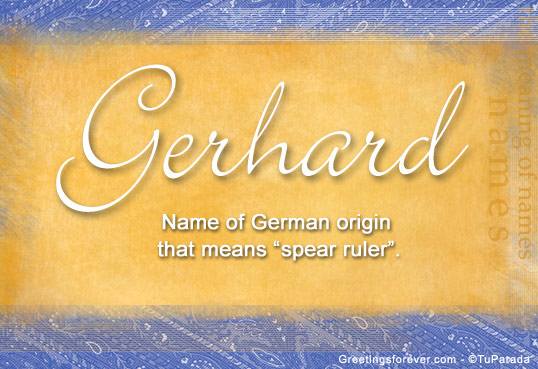 Gerhard