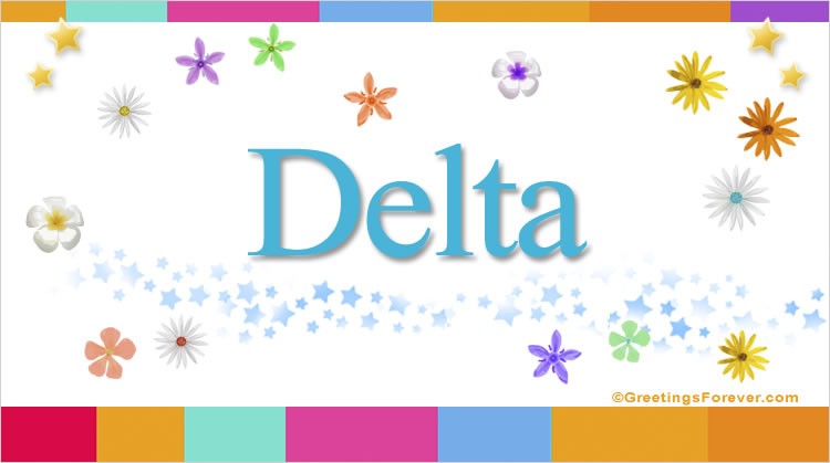 Nombre Delta, Imagen Significado de Delta