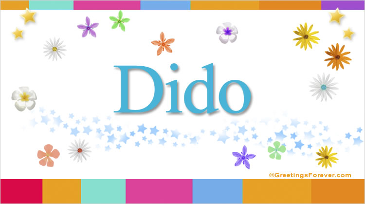 Nombre Dido, Imagen Significado de Dido