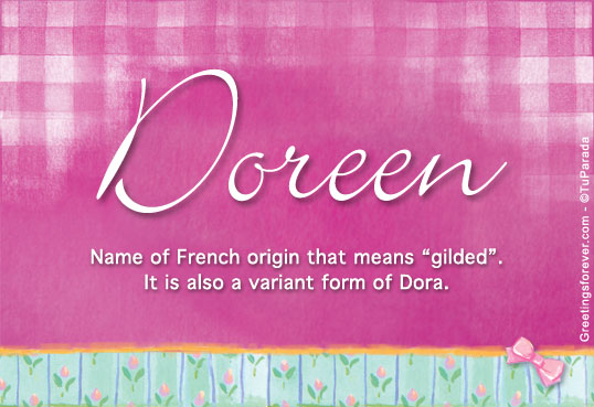 Ecard - Doreen