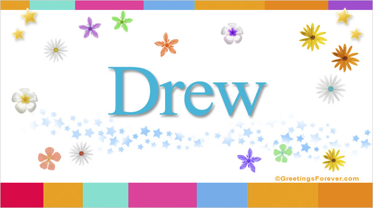 Nombre Drew, Imagen Significado de Drew