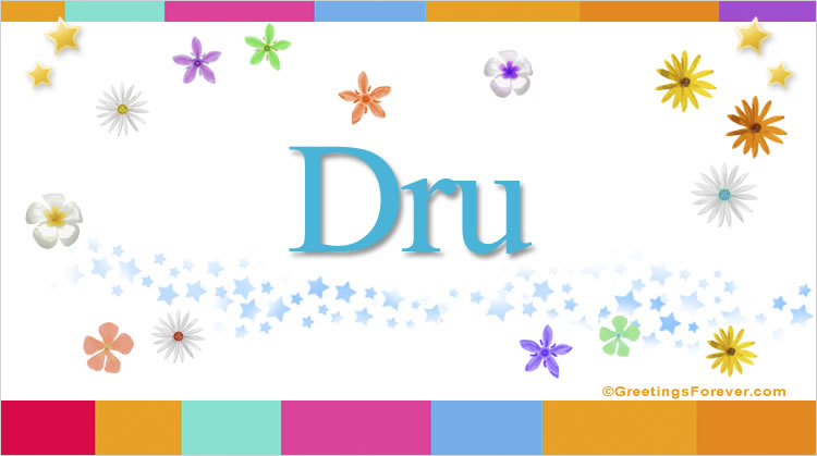 Nombre Dru, Imagen Significado de Dru