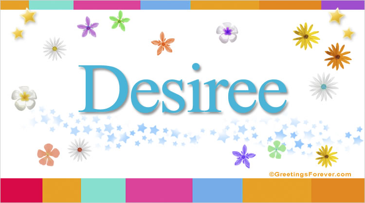 Nombre Desiree, Imagen Significado de Desiree
