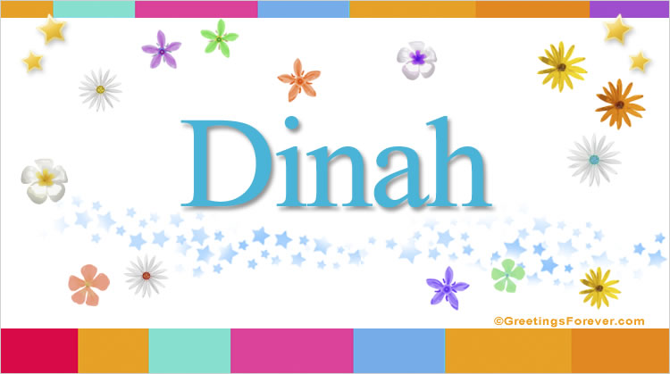 Nombre Dinah, Imagen Significado de Dinah