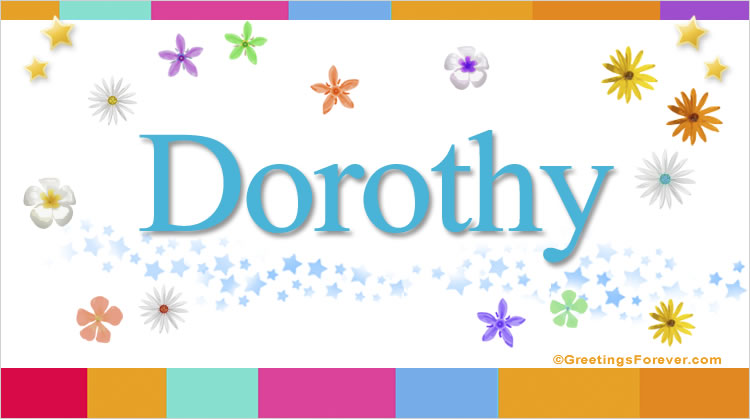 Nombre Dorothy, Imagen Significado de Dorothy
