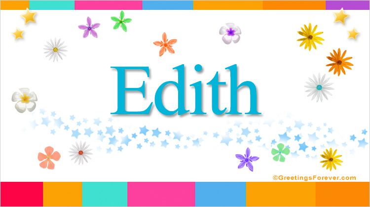 Nombre Edith, Imagen Significado de Edith