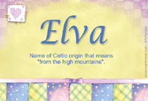 Meaning of the name Elva