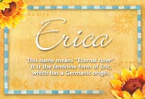 Meaning of the name Erica