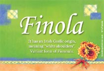 Meaning of the name Finola