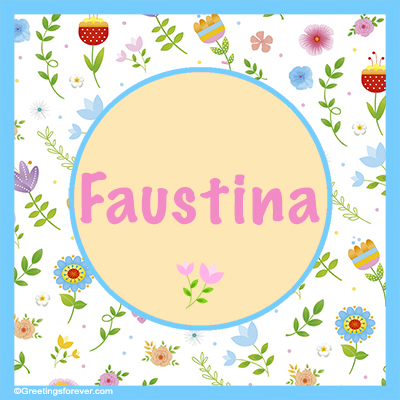 Image Name Faustina
