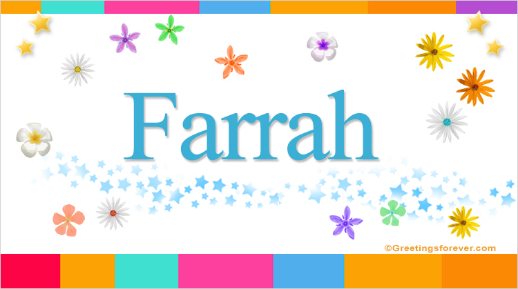 Nombre Farrah, Imagen Significado de Farrah