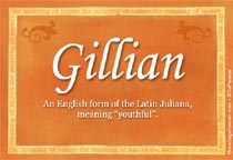 Meaning of the name Gillian