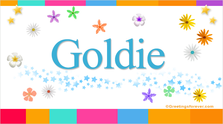 Nombre Goldie, Imagen Significado de Goldie