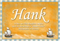 Meaning of the name Hank